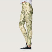 William Morris Chrysanthemum Vrouwen Leggings (Links)