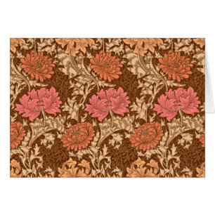 William Morris Chrysanthemums, Brown en Rust