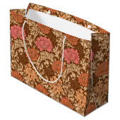William Morris Chrysanthemums, Brown en Rust Large Cadeautasje (Achterkant Gekanteld)