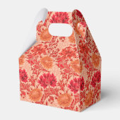 William Morris Chrysanthemums, Coral Oranje Bedankdoosjes (Achterkant)