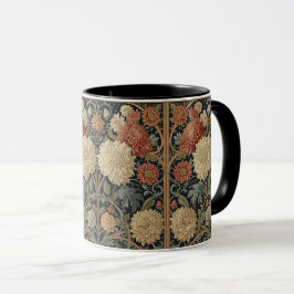  William Morris Chrysanthemums Floral Art Nouveau  Mok