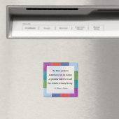 William Morris citaat, het ware geheim van... Magneet (Insitu (Vaatwasser))