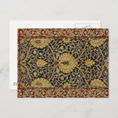 William Morris Classic Carpet Art Print Design Briefkaart (Voorkant / Achterkant)