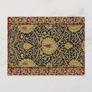 William Morris Classic Carpet Art Print Design Briefkaart