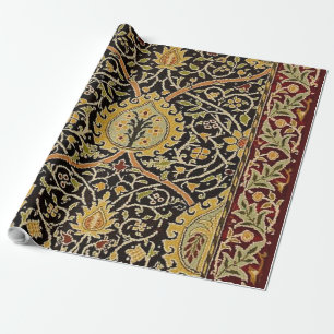 William Morris Classic Carpet Art Print Design Cadeaupapier