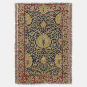 William Morris Classic Carpet Art Print Design Deken (Voorkant Verticaal)