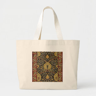 William Morris Classic Carpet Art Print Design Grote Tote Bag