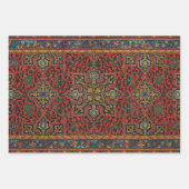 William Morris Classic Carpet Art Print Design Inpakpapier Vel (Voorkant 2)