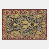 William Morris Classic Carpet Art Print Design Inpakpapier Vel (Voorkant)