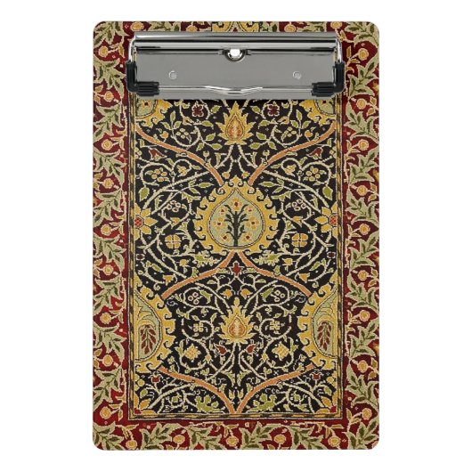 William Morris Classic Carpet Art Print Design Mini Klembord (Voorkant)