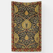 William Morris Classic Carpet Art Print Design Spandoek (Verticaal)