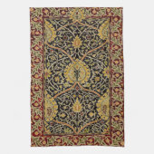 William Morris Classic Carpet Art Print Design Theedoek (Verticaal)