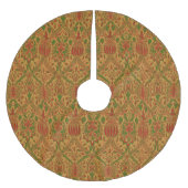 William Morris Classic groen goud rode boomrok Kerstboom Rok (Voorkant)
