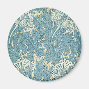 William Morris Classic Tulip Blue Floral Magneet