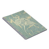 William Morris Classic Tulip Blue Floral Notitieboek (Rechterzijde)