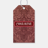 William * Morris Claus Cadeaulabel (Achterkant)