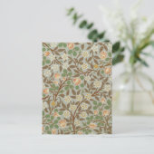 William Morris Clover Botanische Bloem Briefkaart (Staand voorkant)