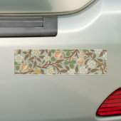 William Morris Clover Botanische Bloem Bumpersticker (Op auto)