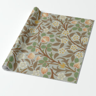 William Morris Clover Botanische Bloem Cadeaupapier