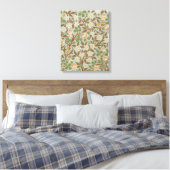 William Morris Clover Botanische Bloem Canvas Afdruk (Insitu (Slaapkamer))