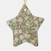 William Morris Clover Botanische Bloem Keramisch Ornament (Links)