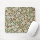 William Morris Clover Botanische Bloem Muismat (Met muis)