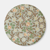 William Morris Clover Flower Art Pattern Magneet (Voorkant)