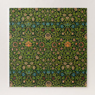 William Morris - Columbine, dark green, Case-Mate Legpuzzel