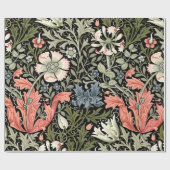 William Morris  Compton bloemmotief Cadeaupapier (Vlak)