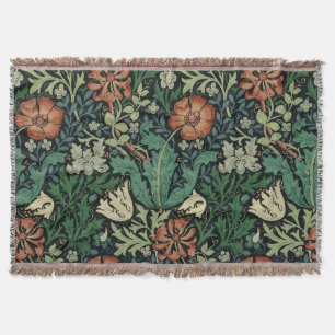 William Morris Compton Floral Art Nouveau Pattern Deken
