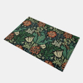 William Morris Compton Floral Art Nouveau Pattern Deurmat (Schuin)