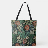 William Morris Compton Floral Art Nouveau Pattern Draagtas (Voorkant)