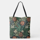 William Morris Compton Floral Art Nouveau Pattern Draagtas (Achterkant)