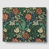 William Morris Compton Floral Art Nouveau Pattern Gastenboek (Achterkant)