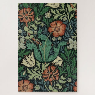 William Morris Compton Floral Art Nouveau Pattern Legpuzzel