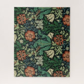 William Morris Compton Floral Art Nouveau Pattern Legpuzzel (Verticaal)