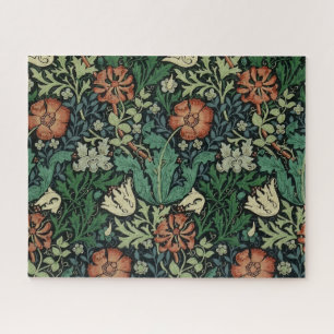 William Morris Compton Floral Art Nouveau Pattern Legpuzzel