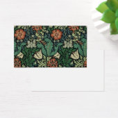 William Morris Compton Floral Art Nouveau Pattern Visitekaartje (Bureau)