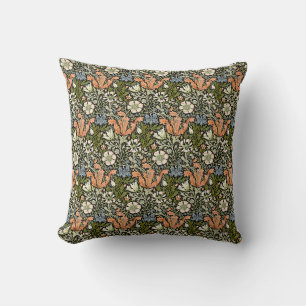 William Morris Compton Florale Art Nouveau Patroon Kussen