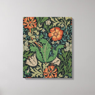 William Morris Compton Wallpaper Classic Canvas Afdruk