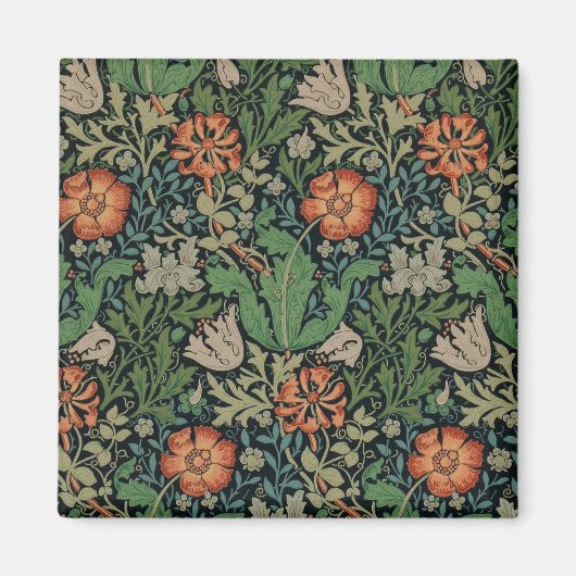 William Morris Compton Wallpaper Classic Magneet (Voorkant)
