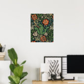 William Morris Compton Wallpaper Classic Poster (Thuiskantoor)