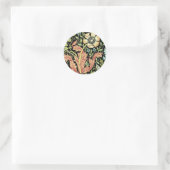 William Morris Compton Wallpaper Classic Ronde Sticker (Tas)