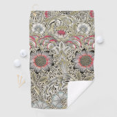 William Morris Corncockle behang floral Golfhanddoek (Insitu)