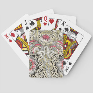 William Morris Corncockle behang floral Pokerkaarten