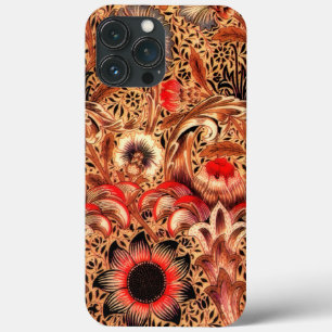 William Morris Corncockle Red Floral iPhone 13 Pro Max Hoesje