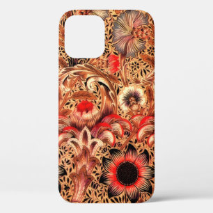 William Morris Corncockle  Red Floral iPhone 12 Pro Hoesje