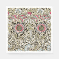 William Morris Corncockle Vintage Bloemmotief