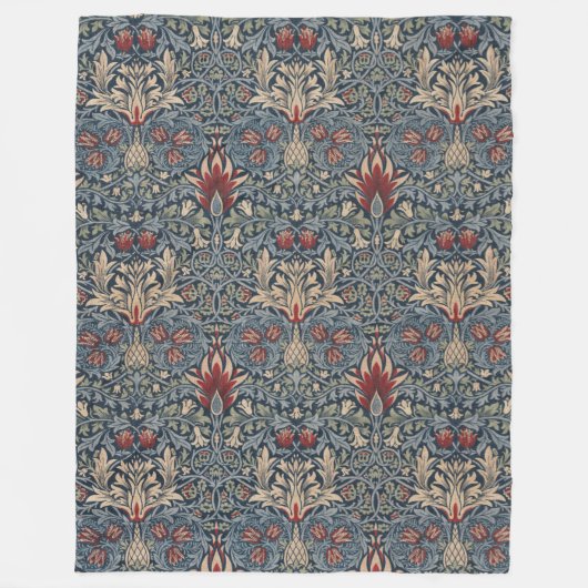 William Morris : Couverture en polaire en forme de (Devant)