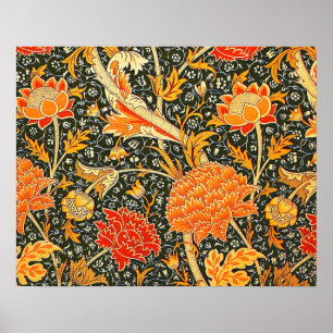 William Morris Cray Behang Bloem Patroon Poster